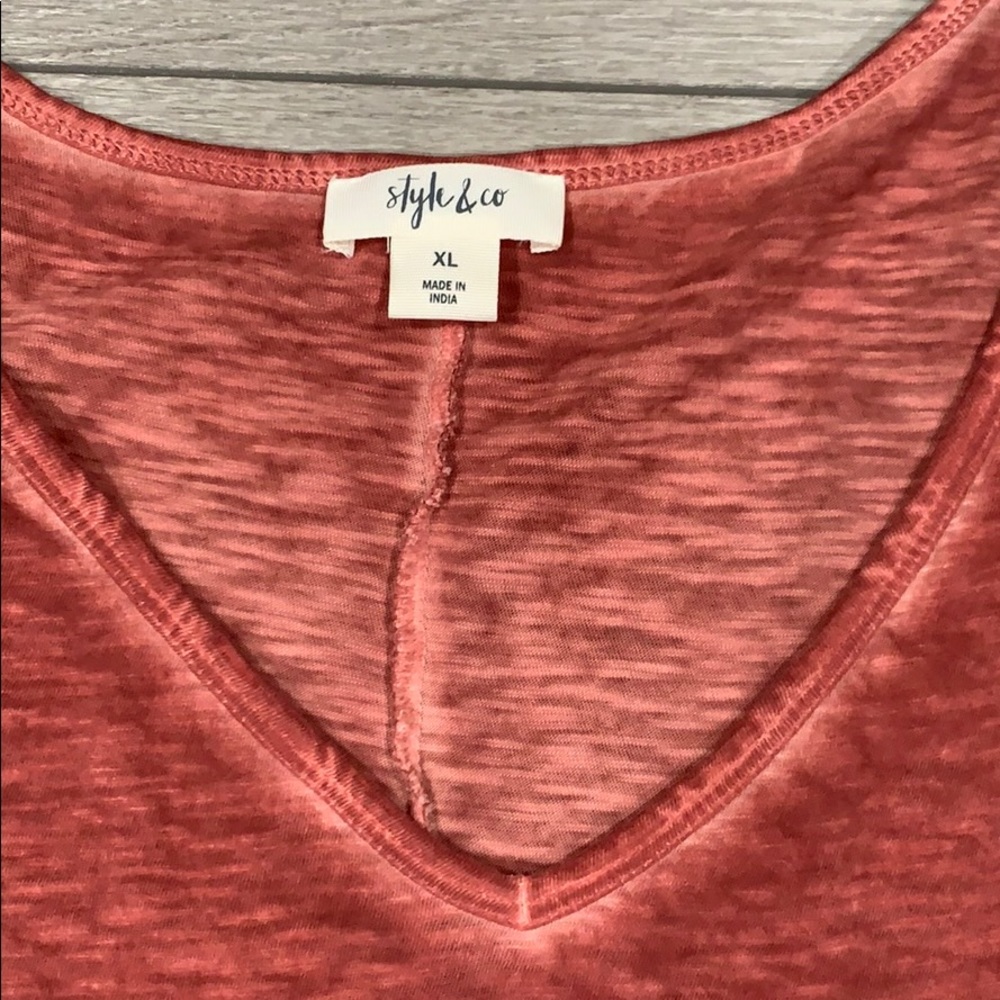 Rustic orange tunic - Picture 3 of 4